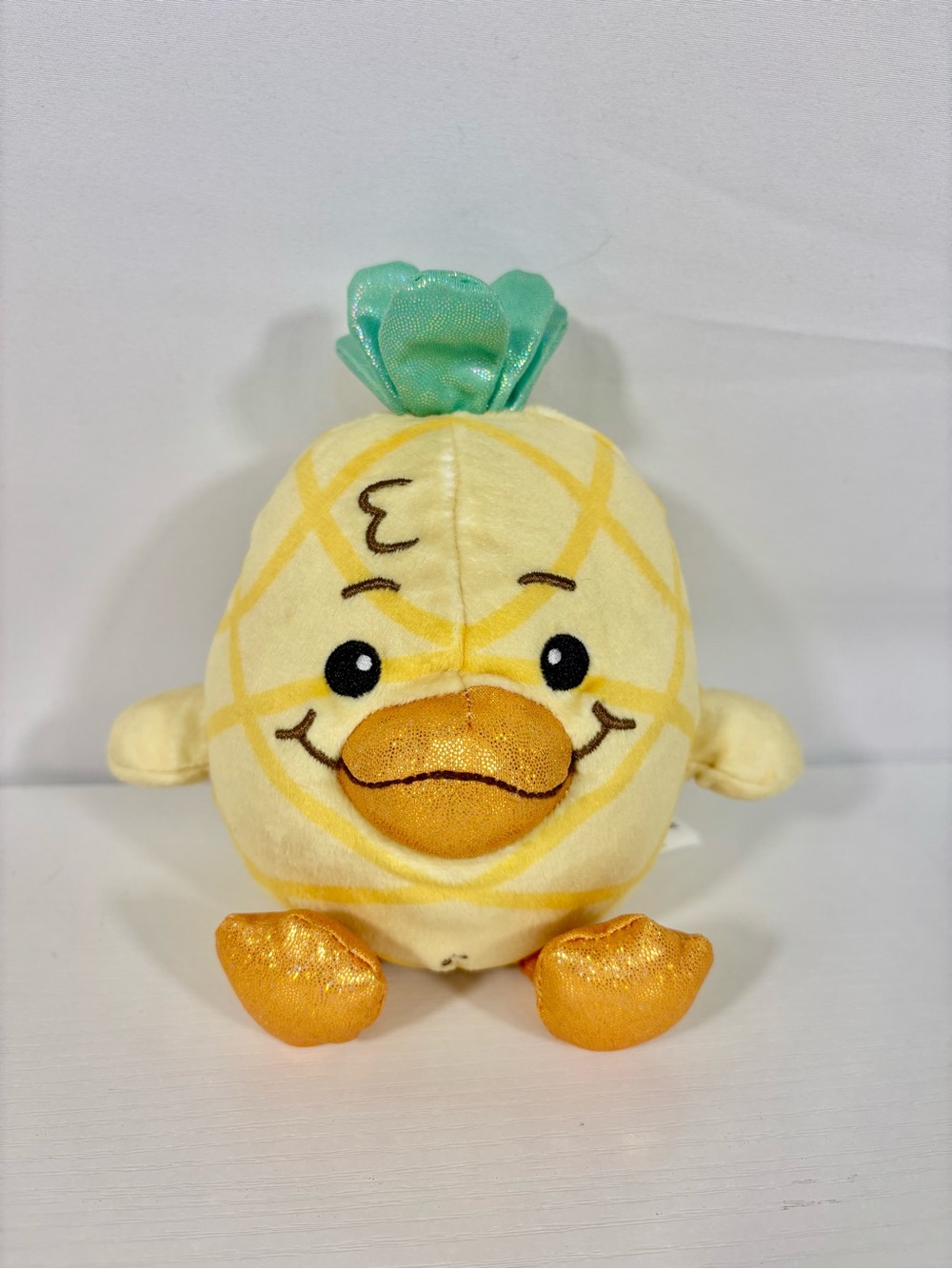 Moriah Elizabeth Georgie Pineapple Duck Plush Stuffed Animal 8” 2024